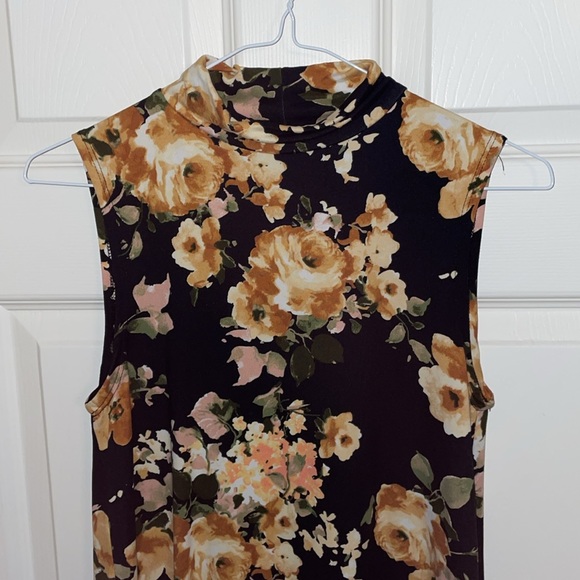 Floral mock neck dress XS - Picture 3 of 8